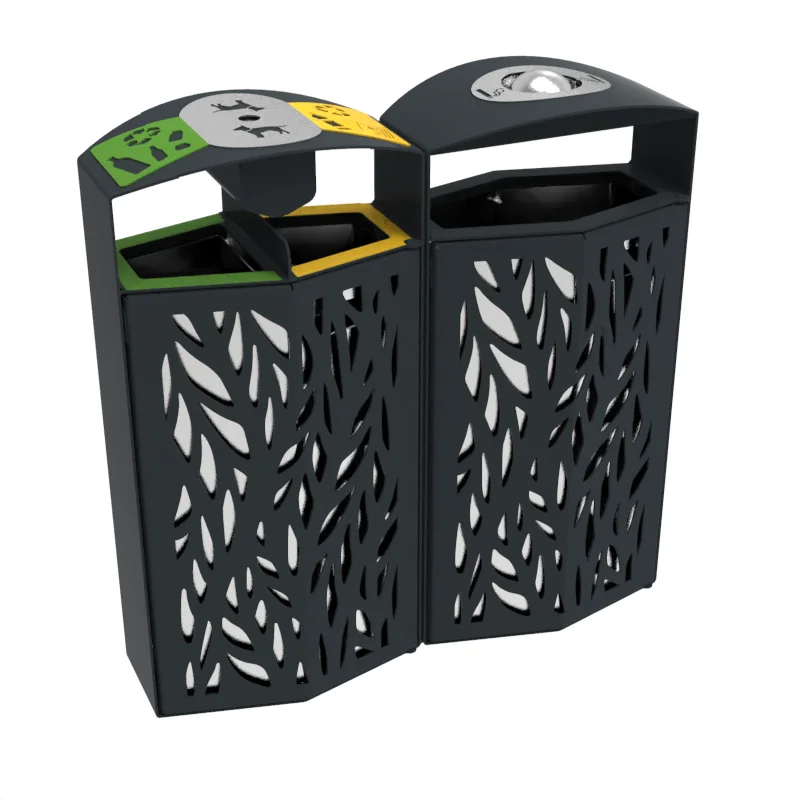 Eidos Tri flux feuillage sur poteau