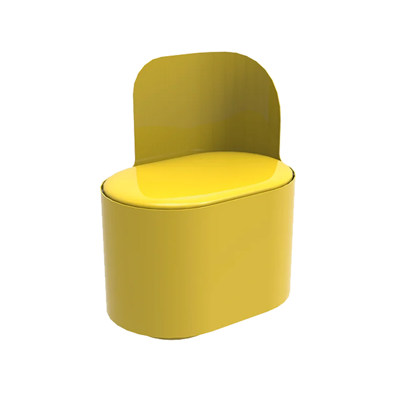 Assise pleine avec dossier recto