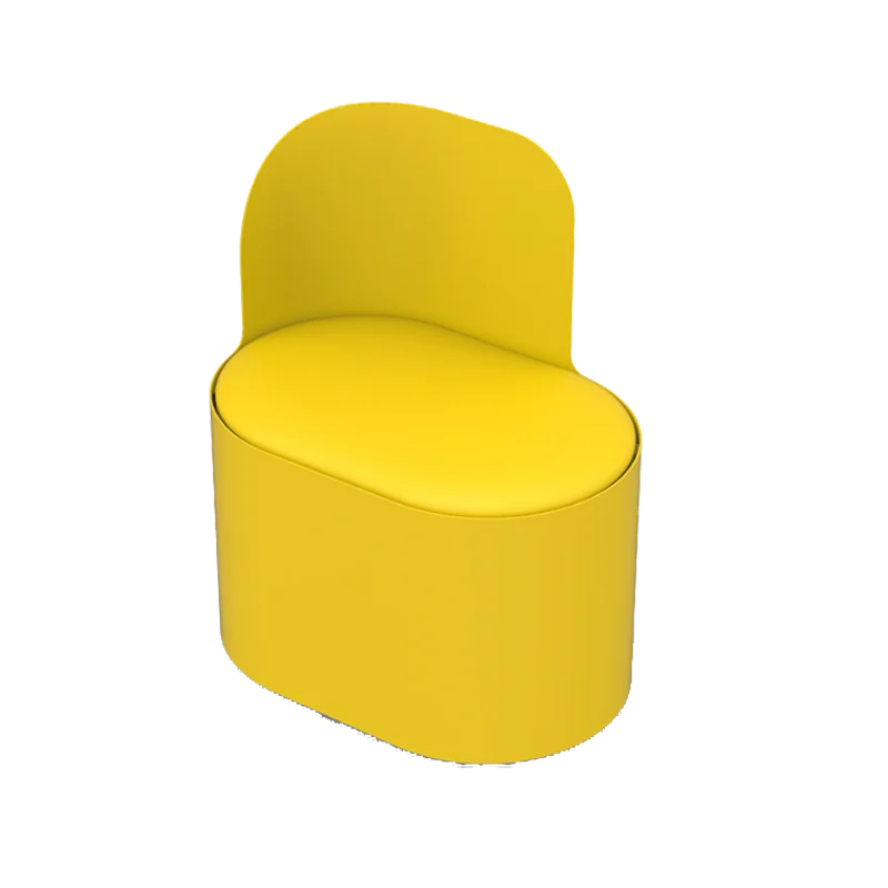 Assise pleine avec dossier verso