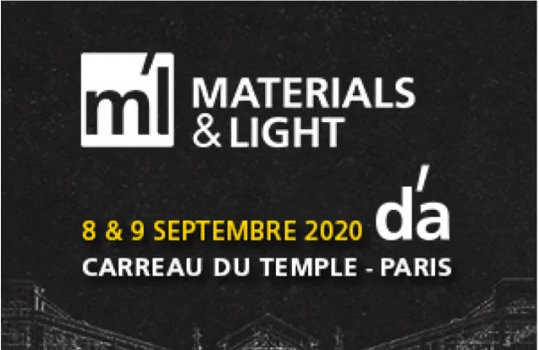 Le salon Materials & Light revient les 8 et 9 septembre ! Le salon Materials & Light revient les 8 et 9 septembre !