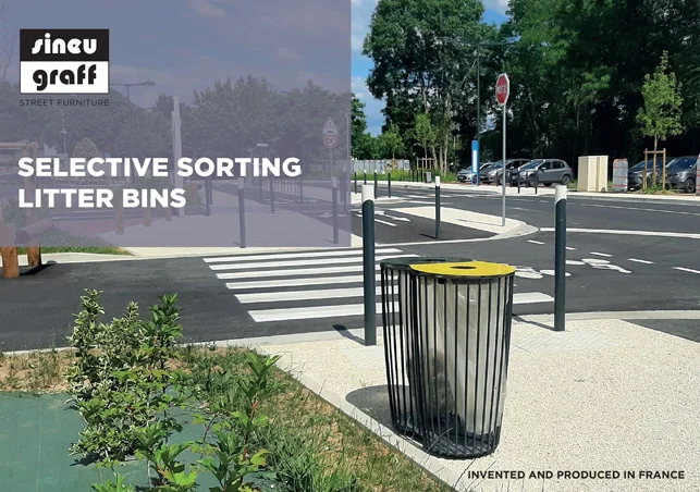 Selective sorting litter bins