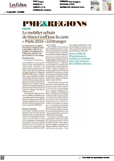 Le mobilier urbain de Sineu Graff joue la carte « Paris 2024 » à l’étranger