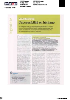 L’accessibilité en héritage