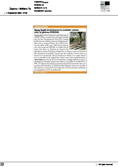 Sineu Graff révolutionne le mobilier urbain avec la gamme PODIUM