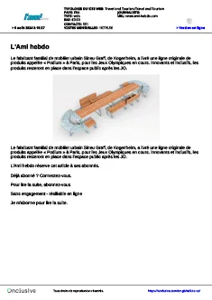 Sineu Graff a livré une ligne originale de produits appelée « Podium » à Paris